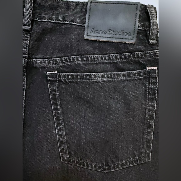 Acne Studios | NWOT | Wide Straight Jeans | Vintage Black | 31x34 - Picture 1 of 7